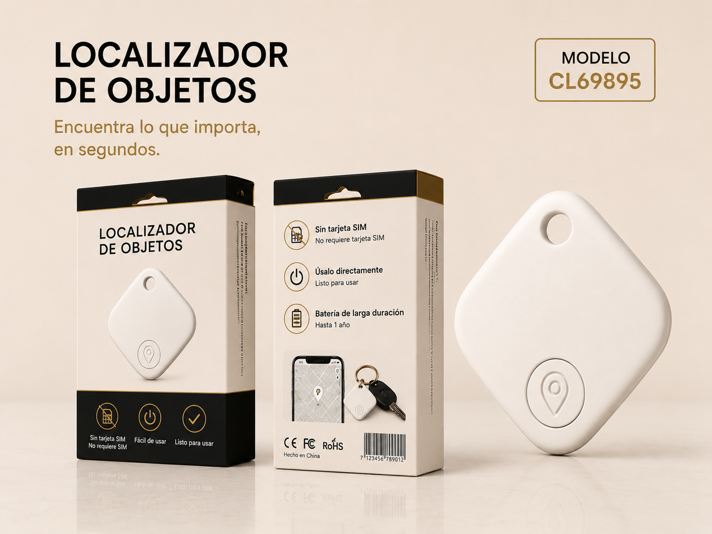 Tus llaves, tu mochila y tu maleta... siempre localizadas.
