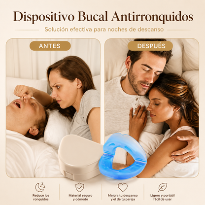 Duerme tranquilo y ayuda a reducir los ronquidos desde la primera noche