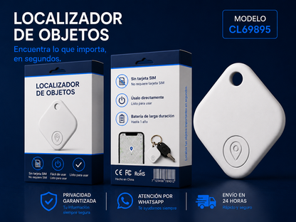 Tus llaves, tu mochila y tu maleta... siempre localizadas.
