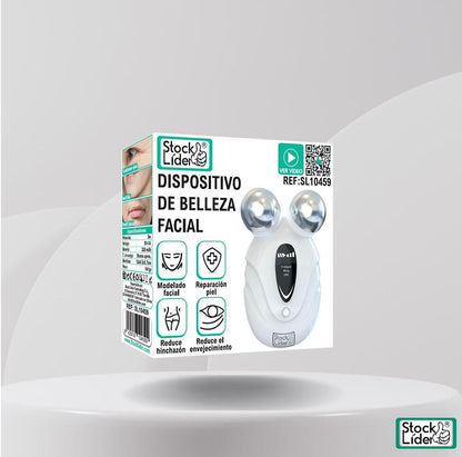 Masajeador Facial V-Lift de Microcorriente